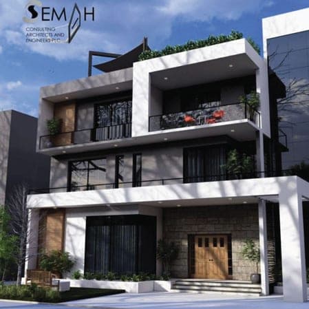 Ayat G+2+Terrace Residential & G+1+Terrace Service Building
