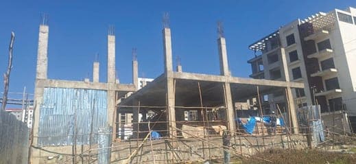 Frame works on site